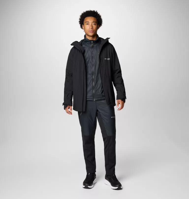 men silver leaf interchange jacket