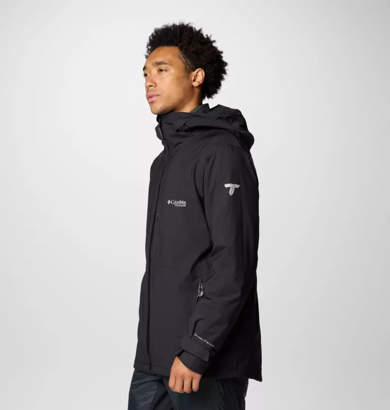 men silver leaf interchange jacket