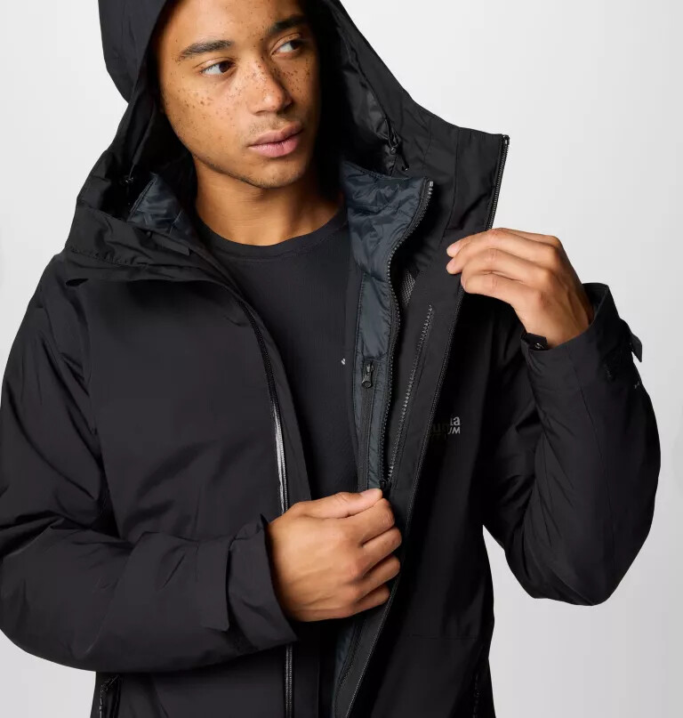 men silver leaf interchange jacket