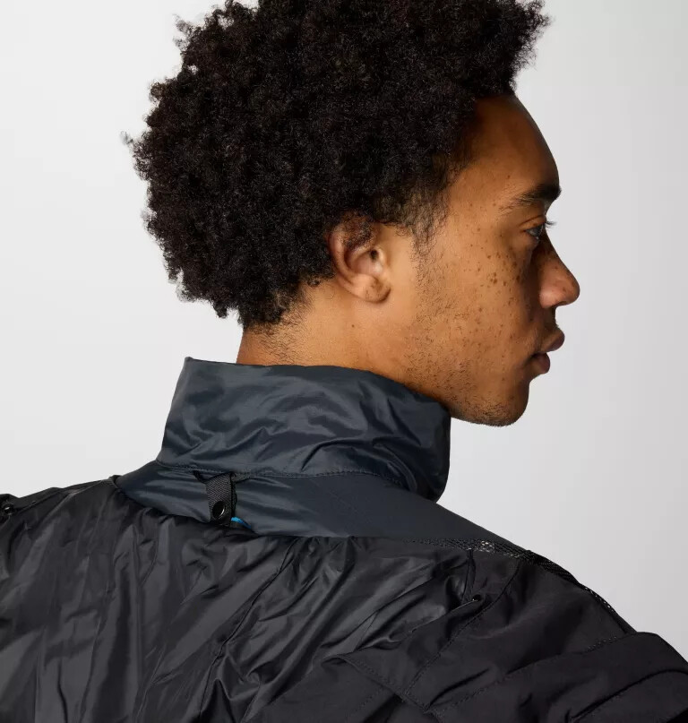 men silver leaf interchange jacket