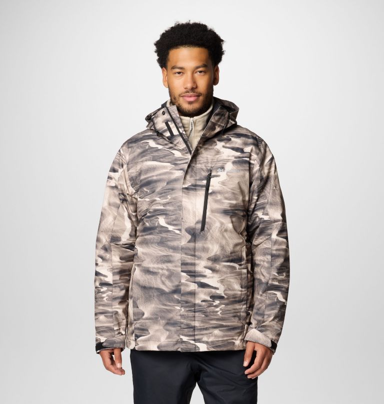 men whirlibird v printed interchange jacket