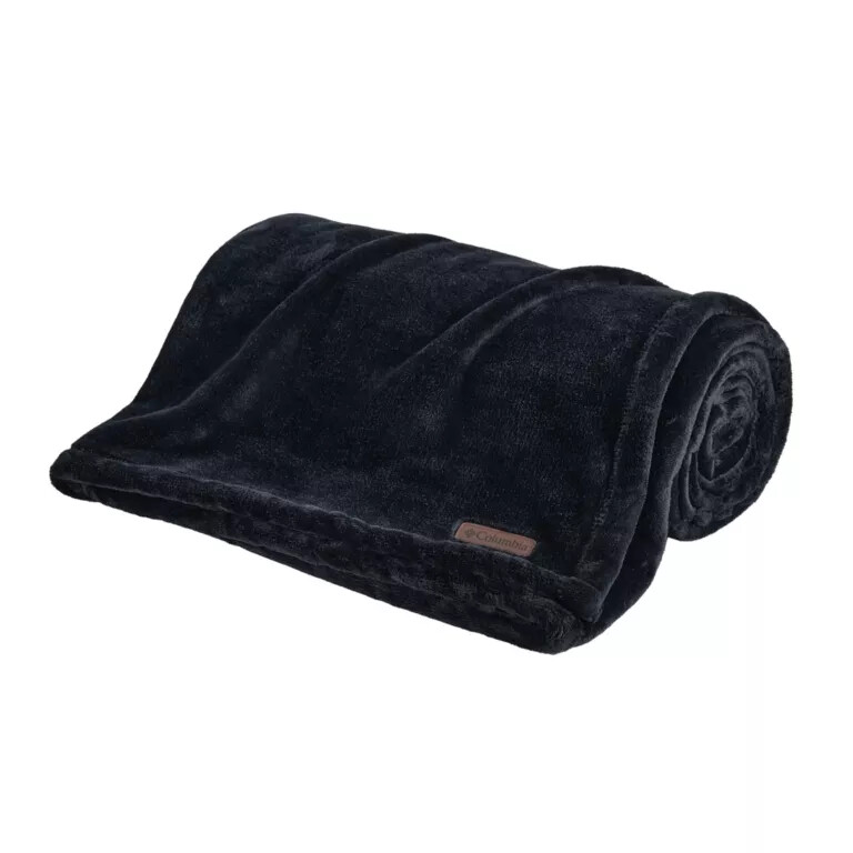 columbia plush throw