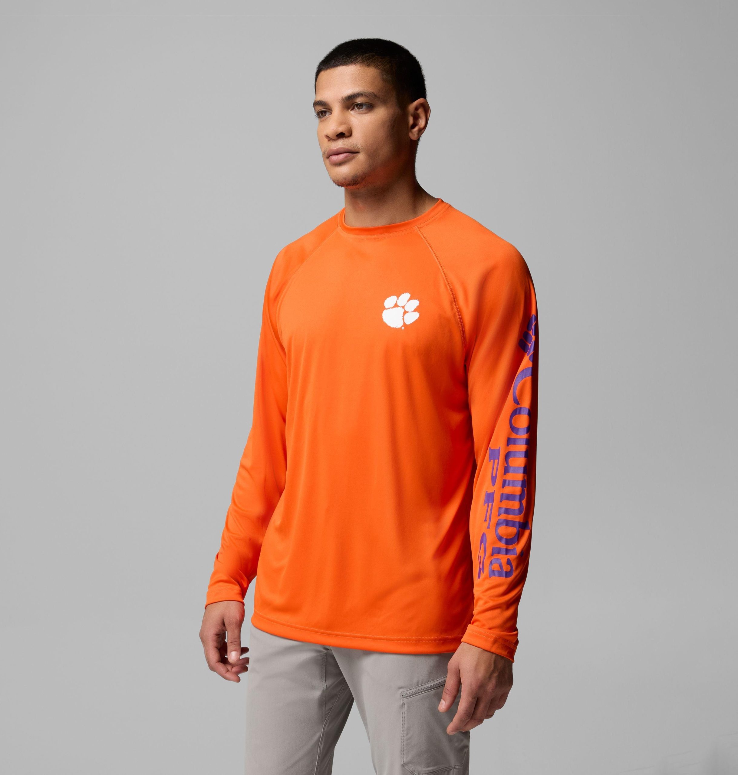 léine fada muinchille pfg choláisteach fir - clemson