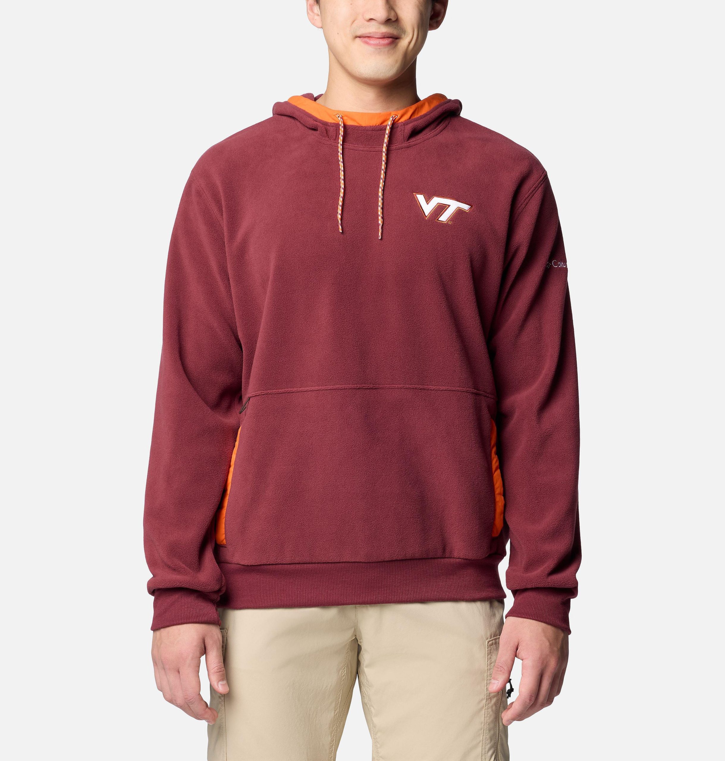 hoodie lomra flanker coláisteach fir - virginia tech