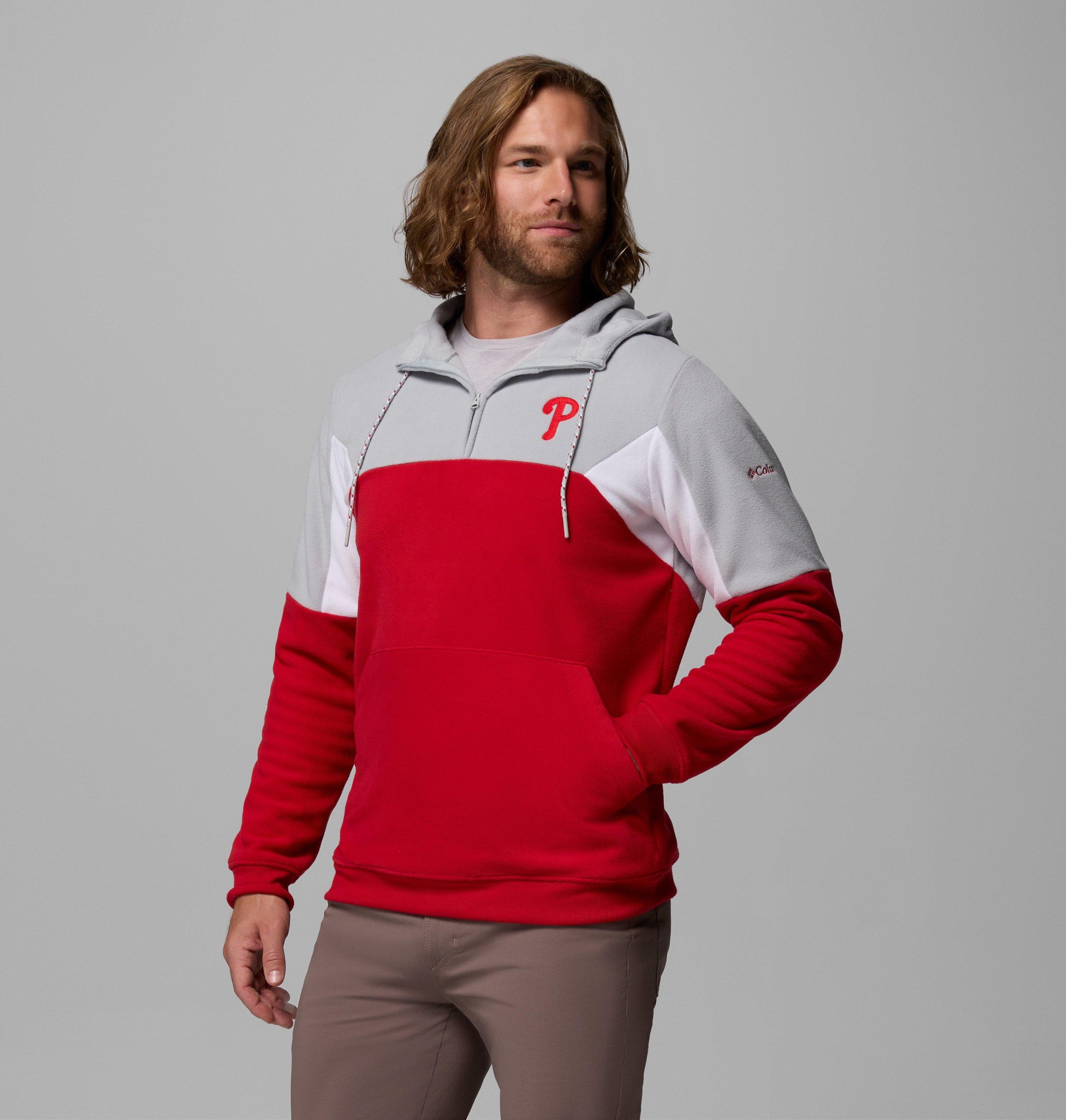 hoodie mlb columbia lodge - philadelphia phillies