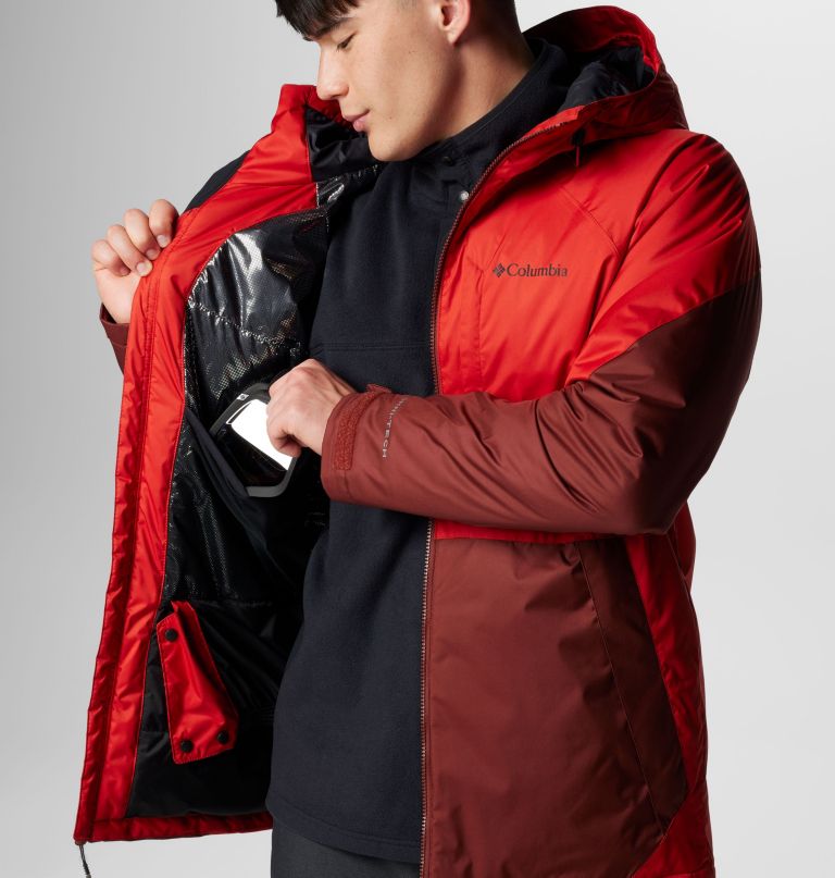 men snowy summit jacket - tall