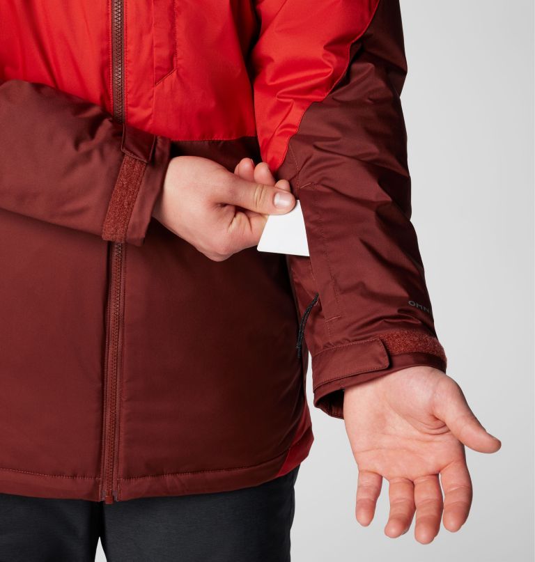 men snowy summit jacket - tall