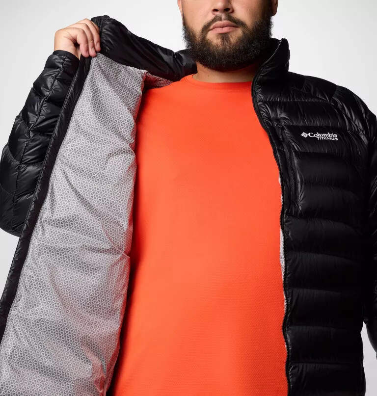 men arctic crest down jacket - big