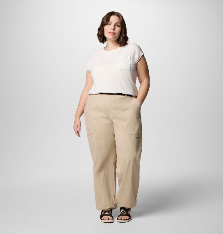 women brea falls nylon pants - plus size
