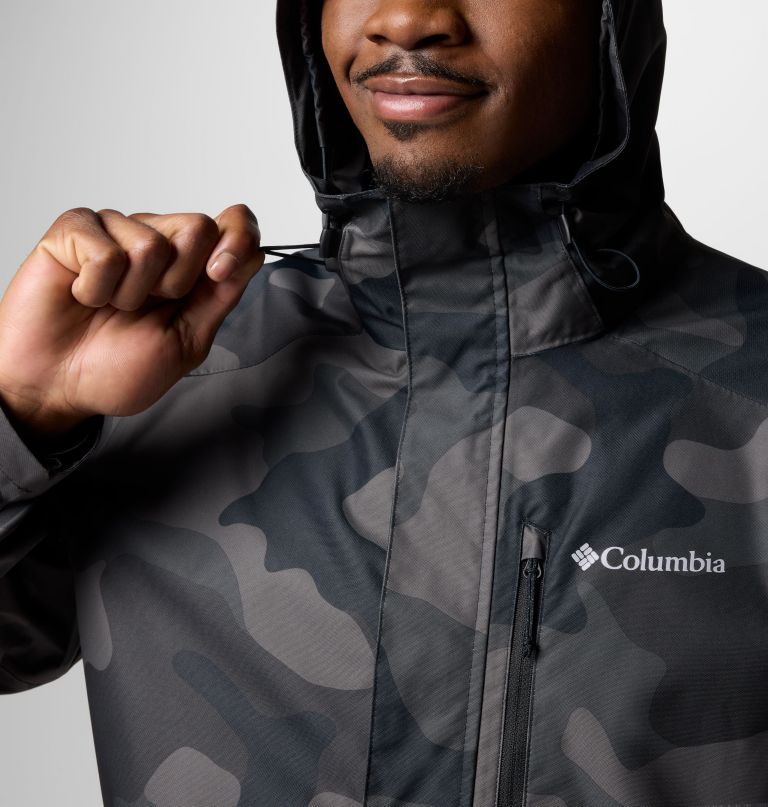 men hikebound ii printed jacket