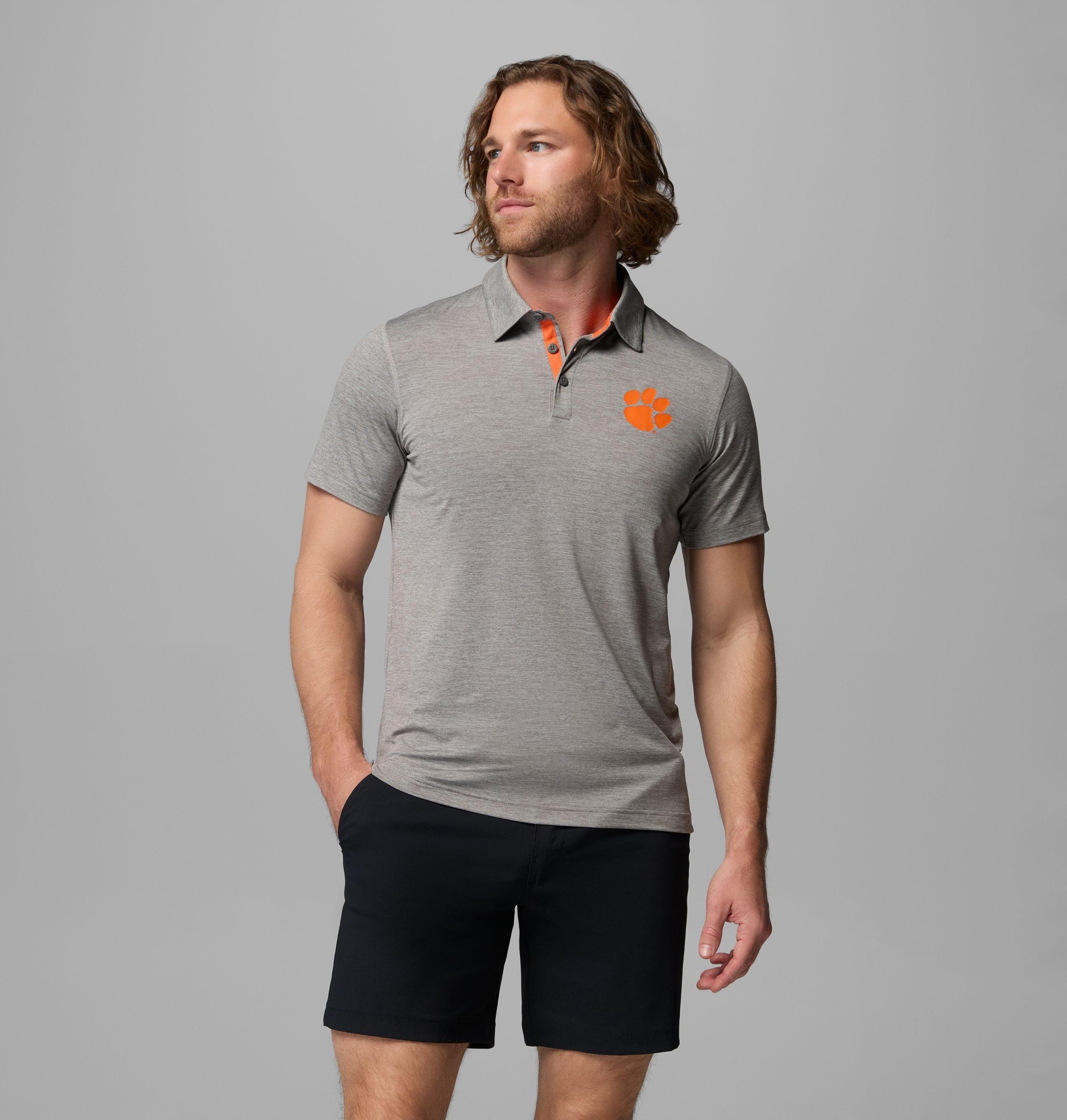 polo conaire teicneolaíochta coláisteach fir - clemson