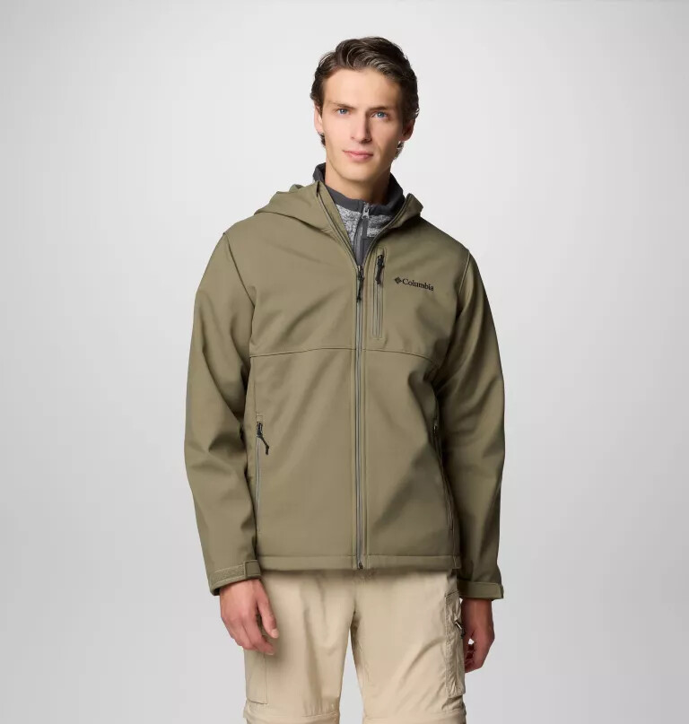 men ascender ii hooded softshell jacket