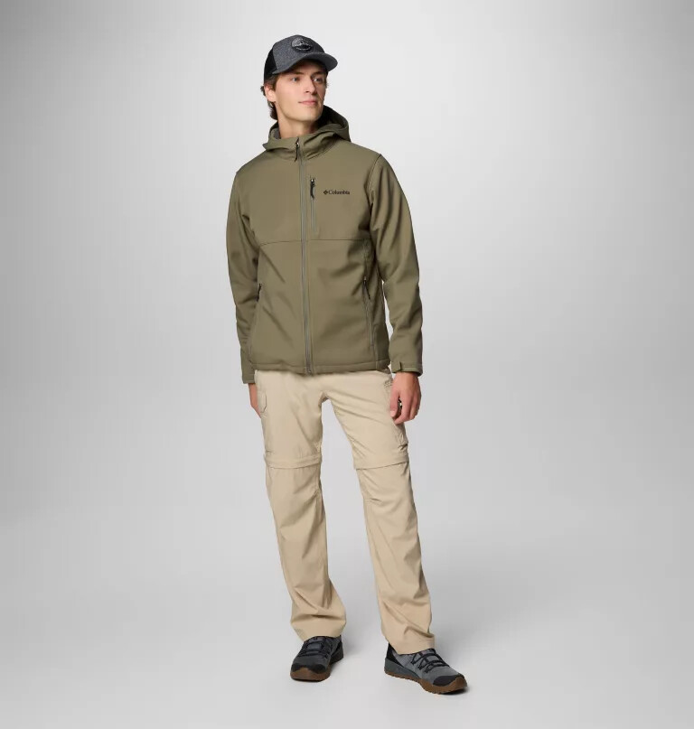 men ascender ii hooded softshell jacket