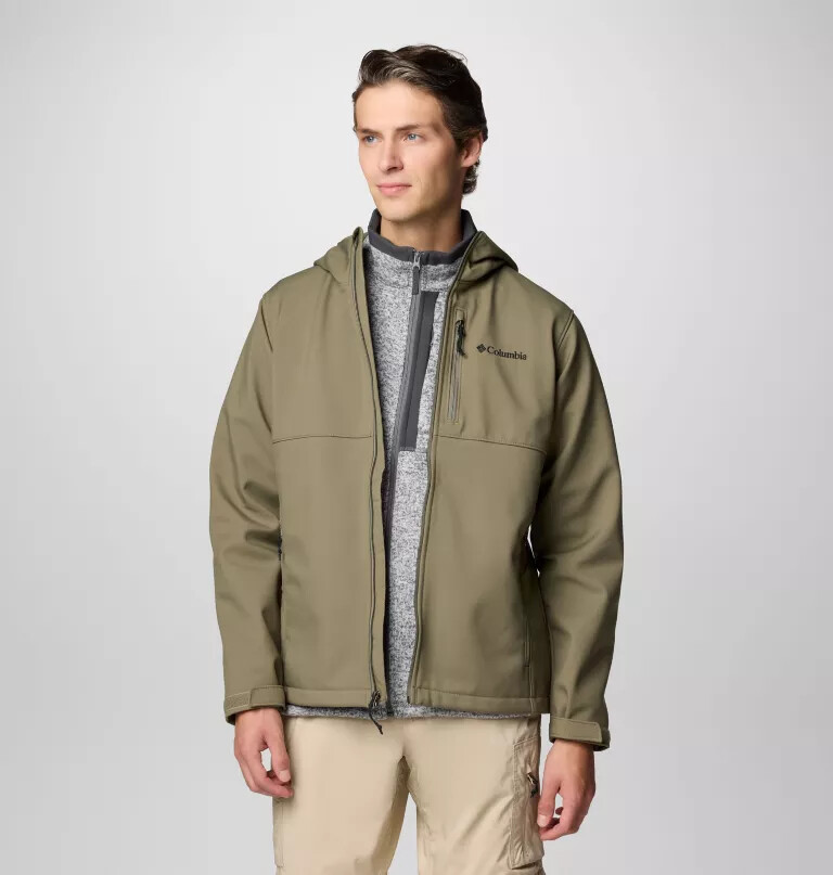 men ascender ii hooded softshell jacket
