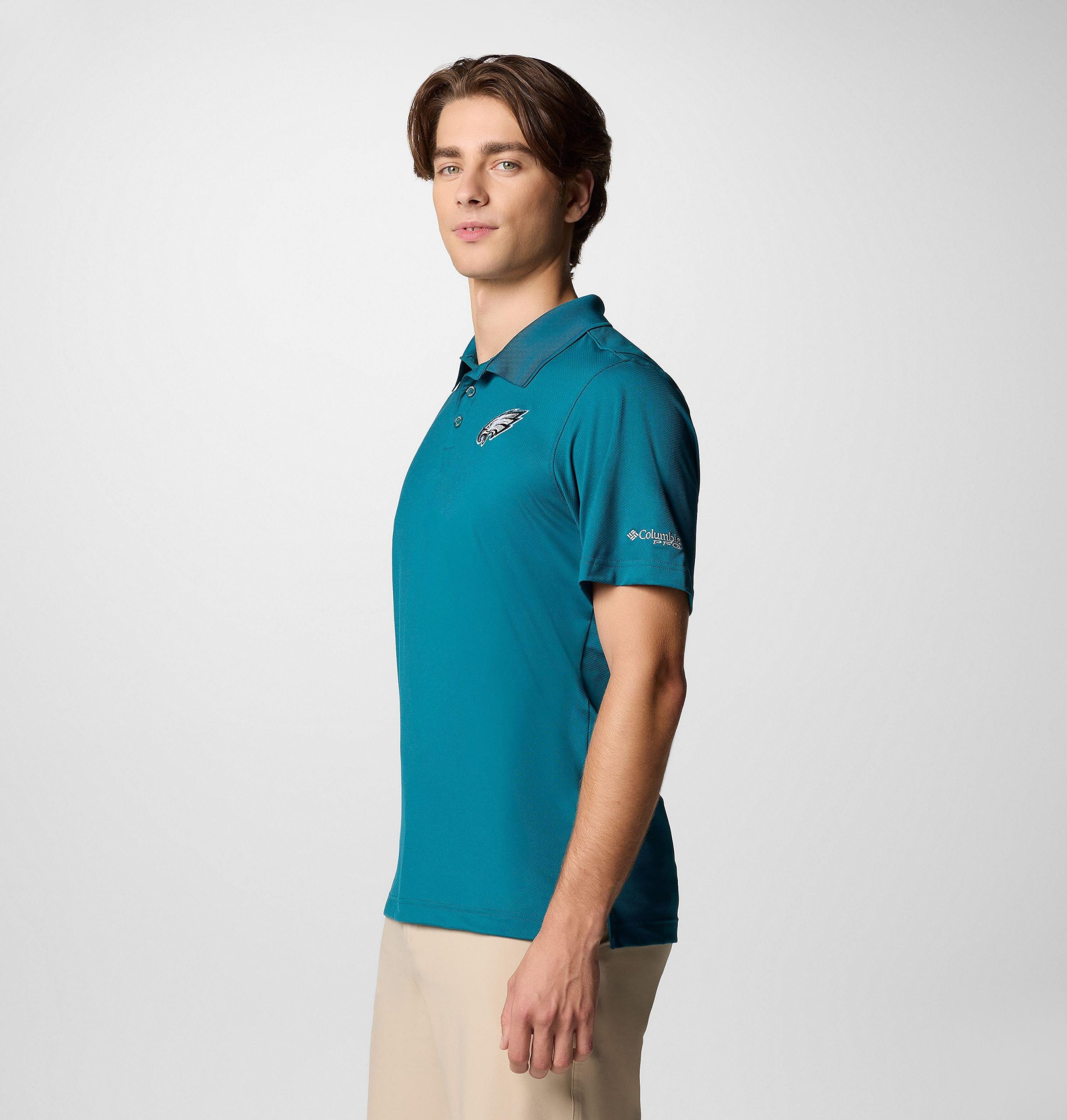 polo Íseal-draingthe pfg fir - philadelphia eagles