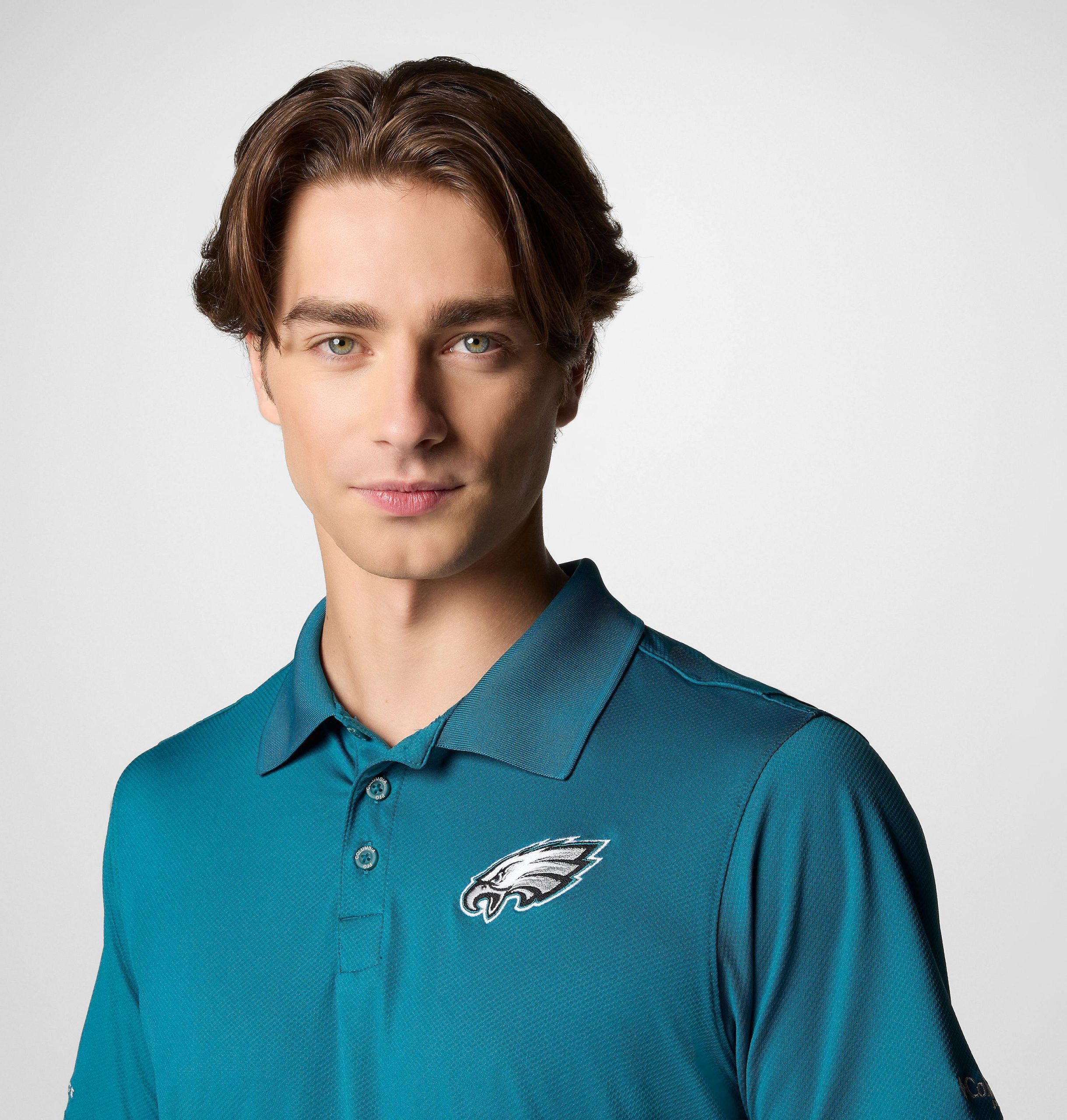 polo Íseal-draingthe pfg fir - philadelphia eagles
