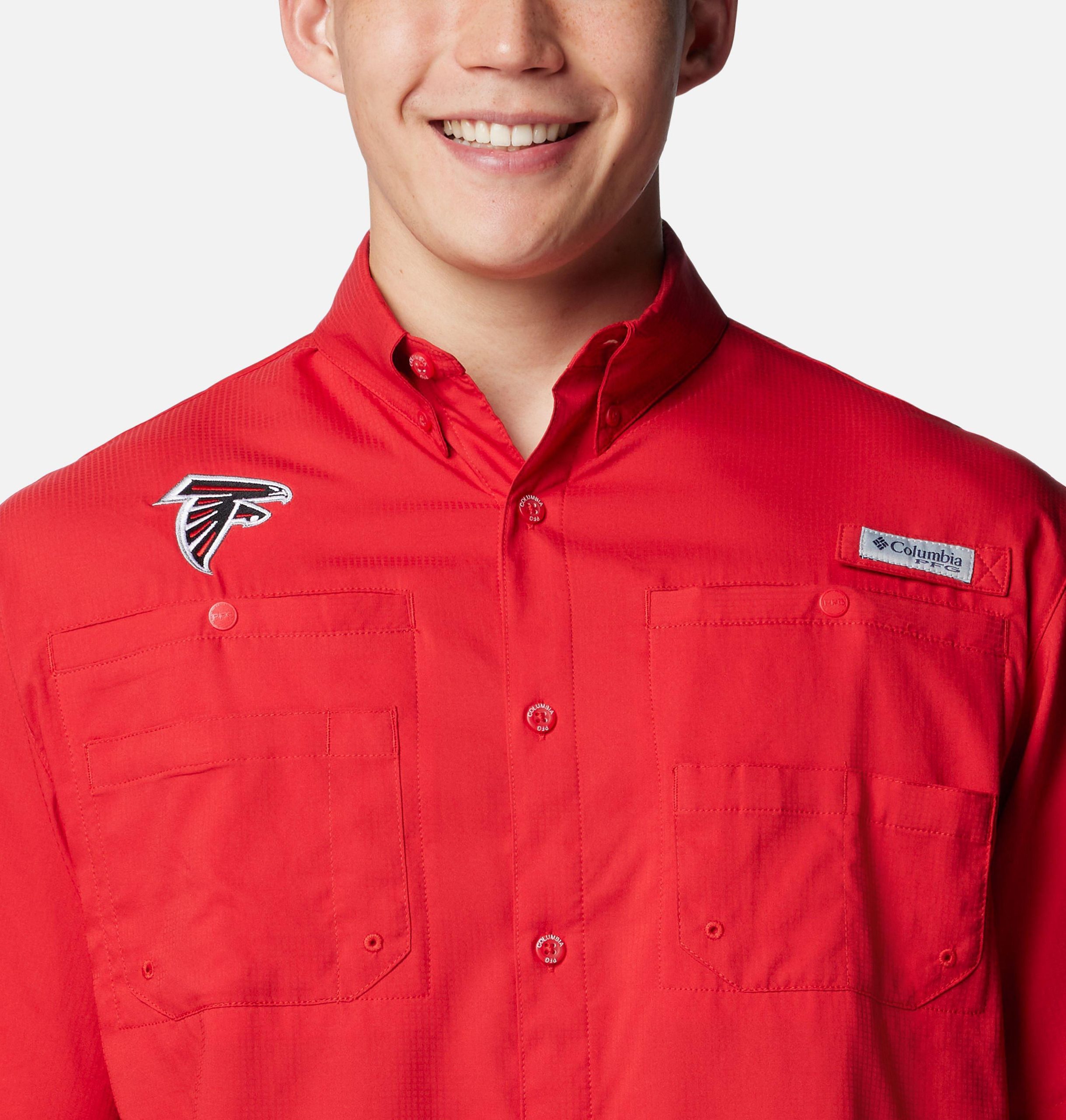 léine gearr-mhuinchillí tamiami dfhir - atlanta falcons
