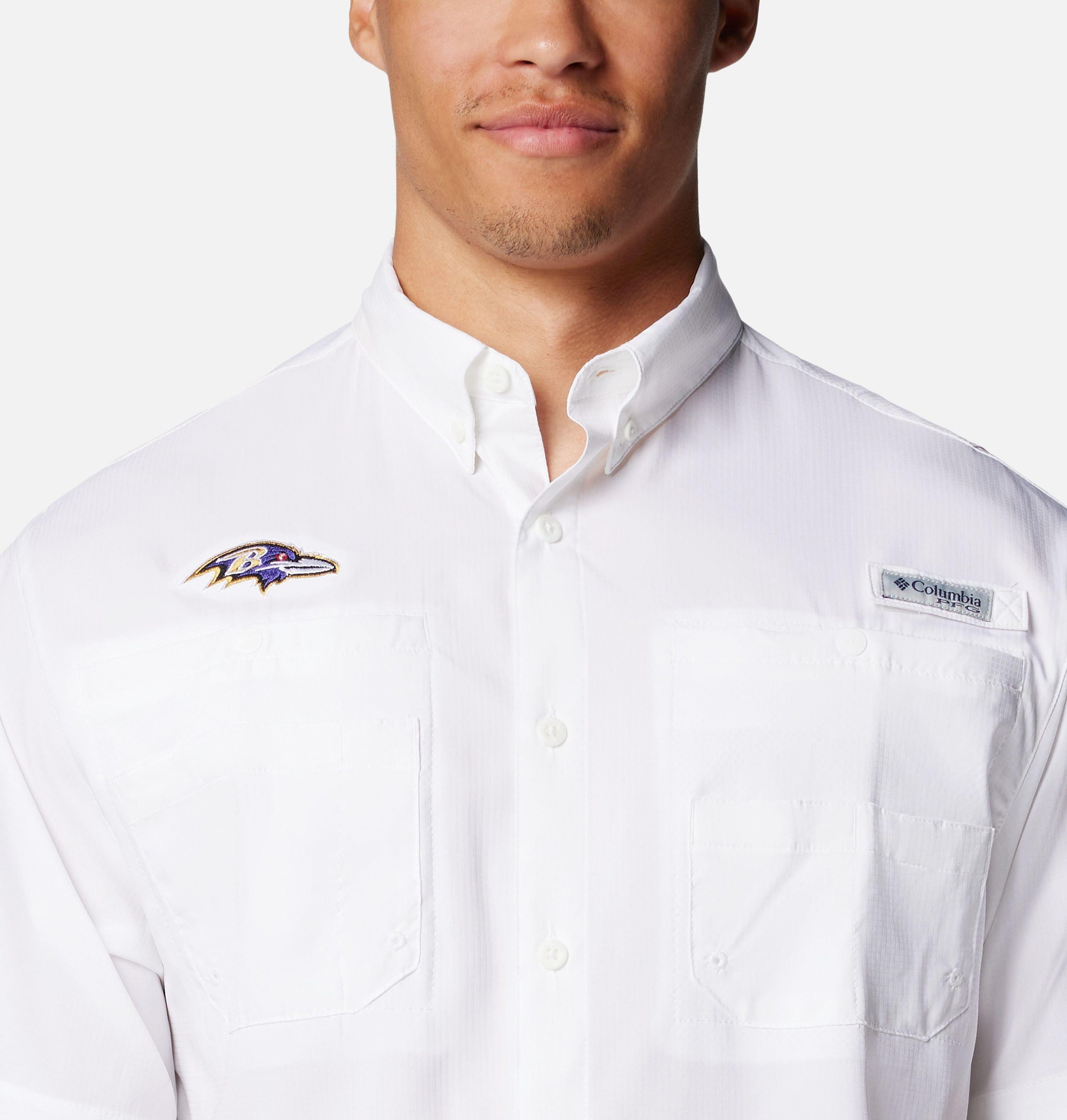léine gearr-mhuinchillí tamiami do fhir - baltimore ravens
