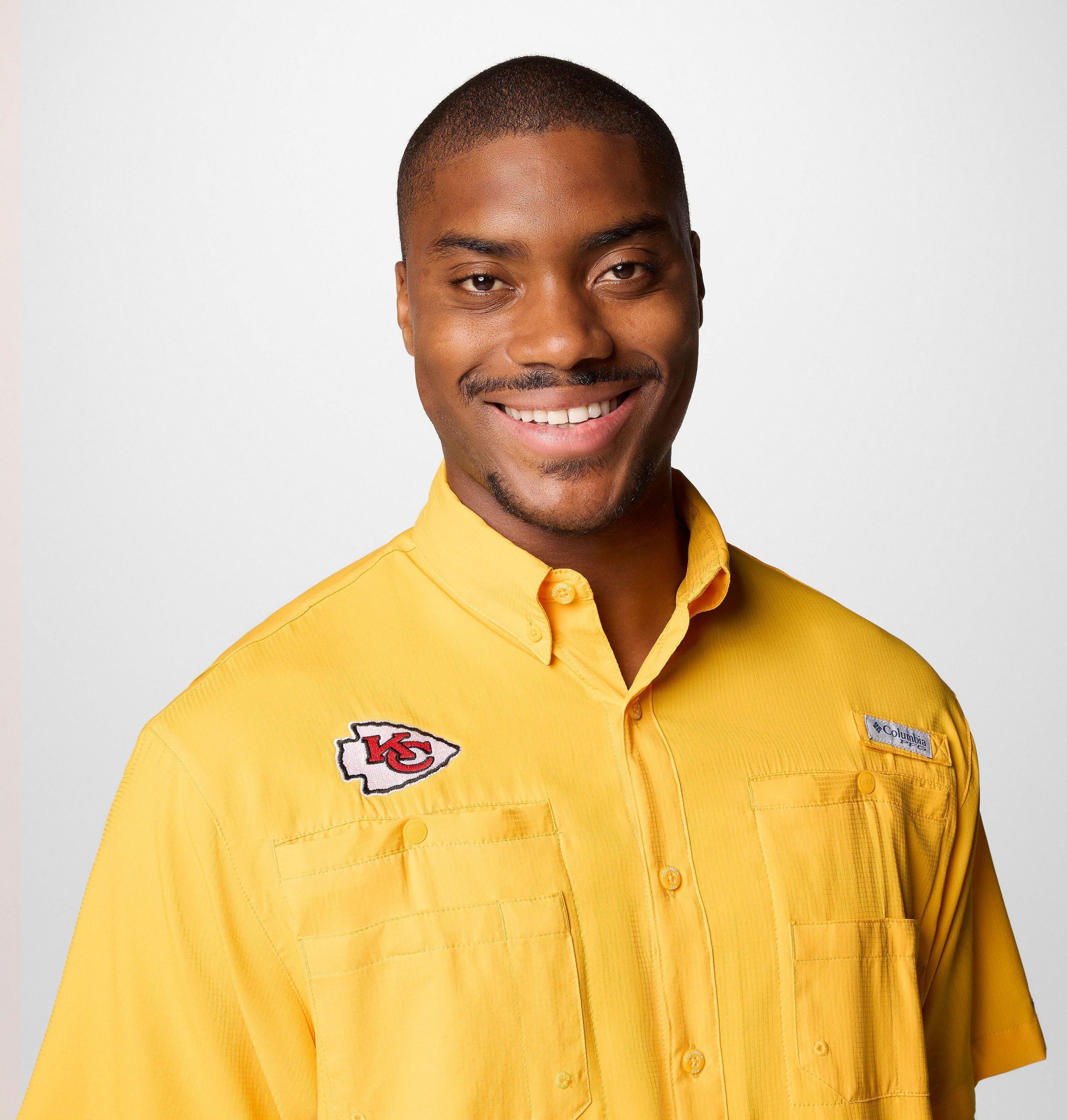 léine gearr-mhuinchillí tamiami do fhir - kansas city chiefs