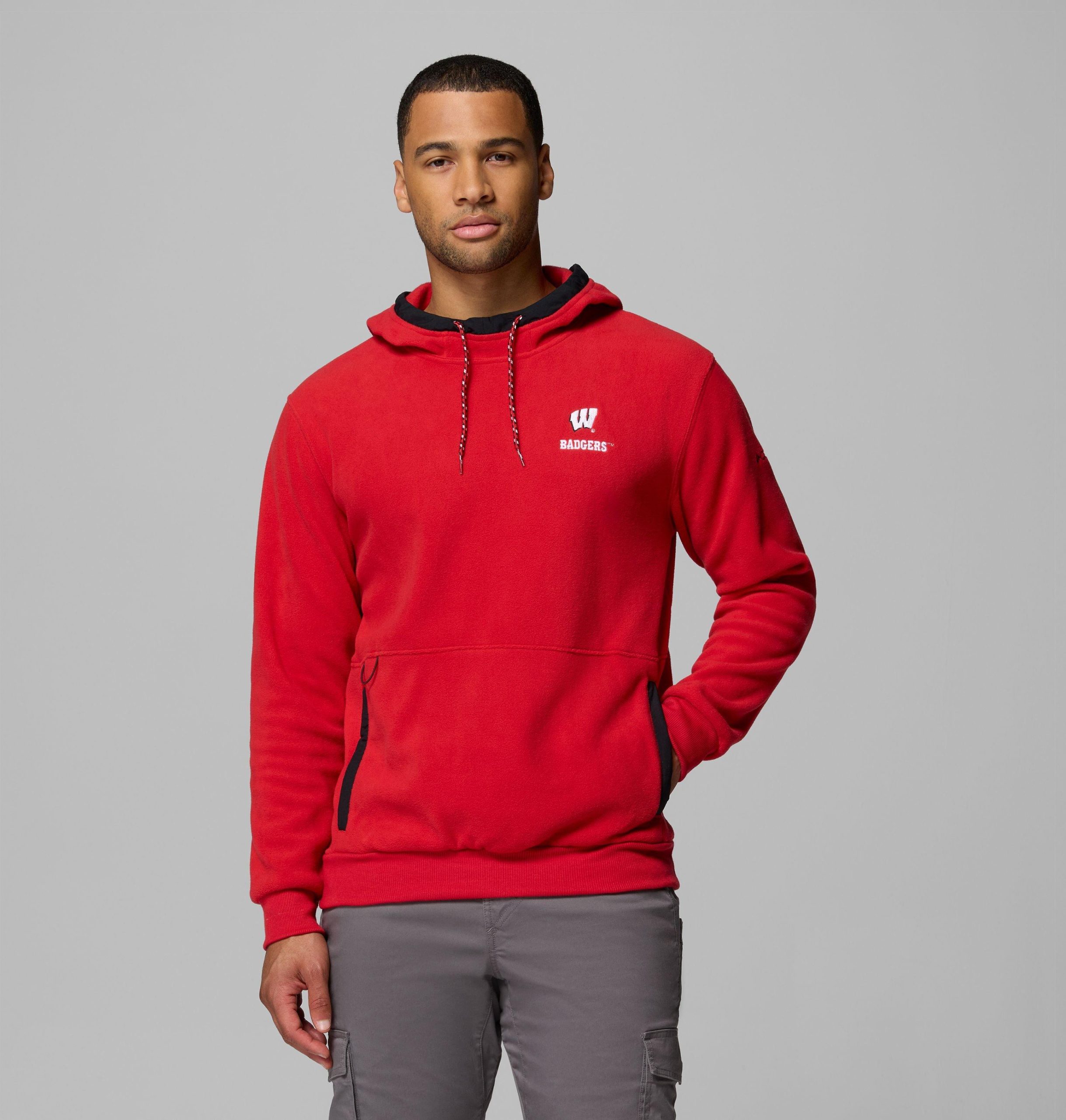 hoodie lomra flanker coláisteach fir - wisconsin